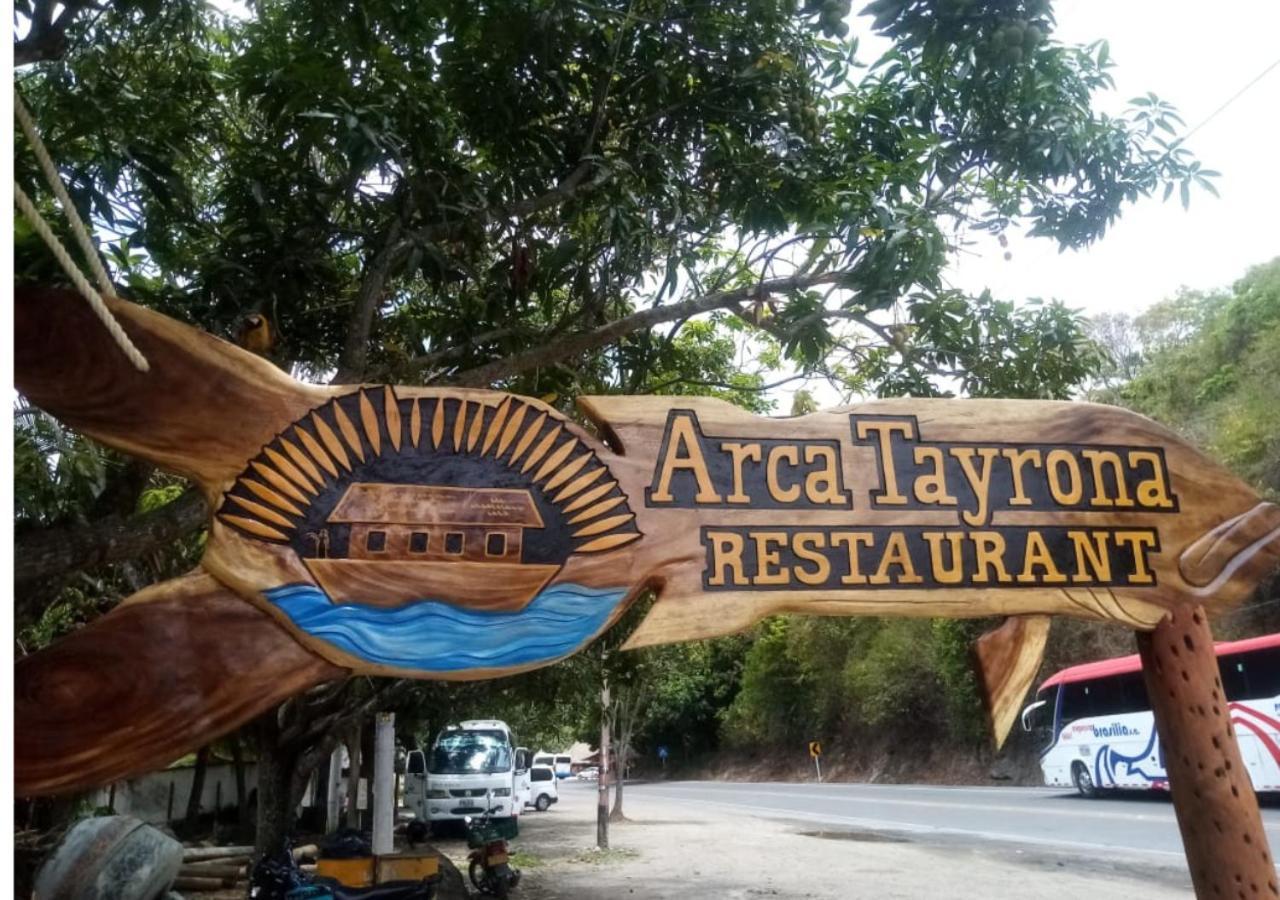 Arca Tayrona Restaurant & Hostal 洛斯纳兰霍斯 外观 照片