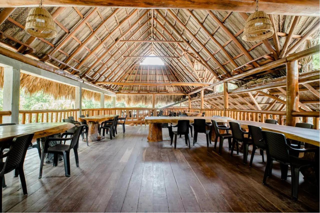Arca Tayrona Restaurant & Hostal 洛斯纳兰霍斯 外观 照片